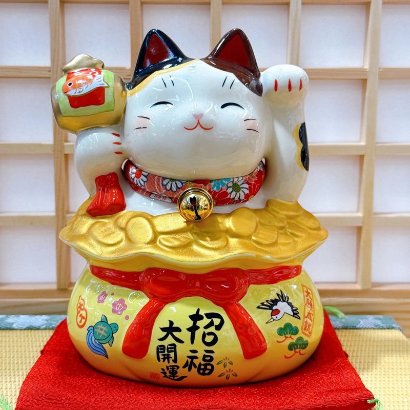 【福运满载】日本招福大开运宝招财猫 - 摆饰 - 瓷 白色