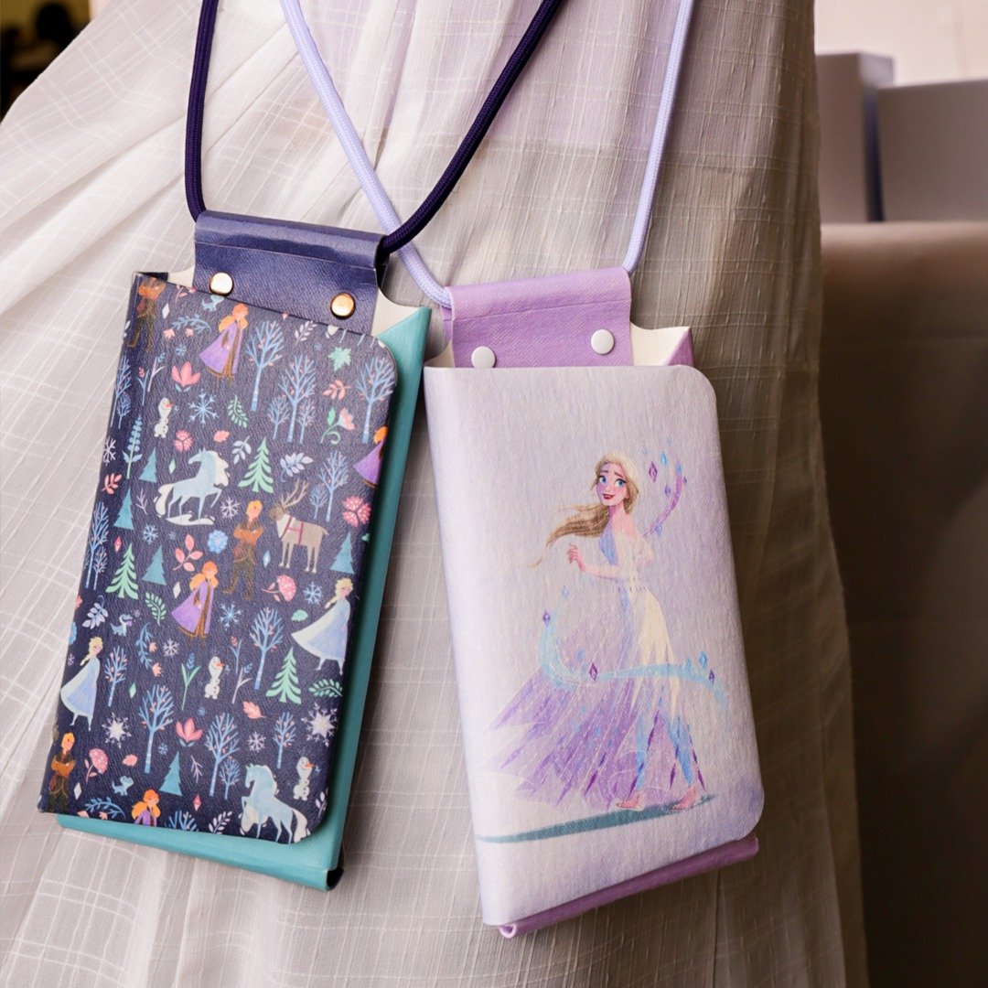 PhonePochette手机随身袋 迪士尼Frozen-Elsa - Good Moment圣诞 - 侧背包/斜挎包 - 其他材质 