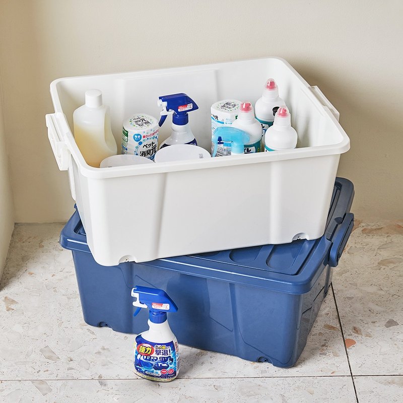 日本天马 ROX系列极简风滑轮整理箱-45L-3入-多色可选 - 收纳用品 - 塑料 多色