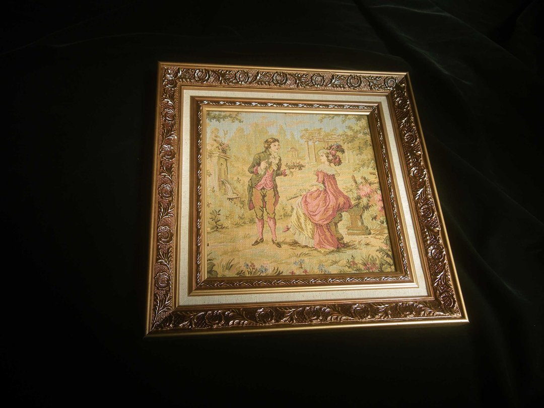 【老时光 OLD-TIME】早期欧洲布面景致挂饰挂画(非印刷品) - 摆饰 - 其他材质 多色