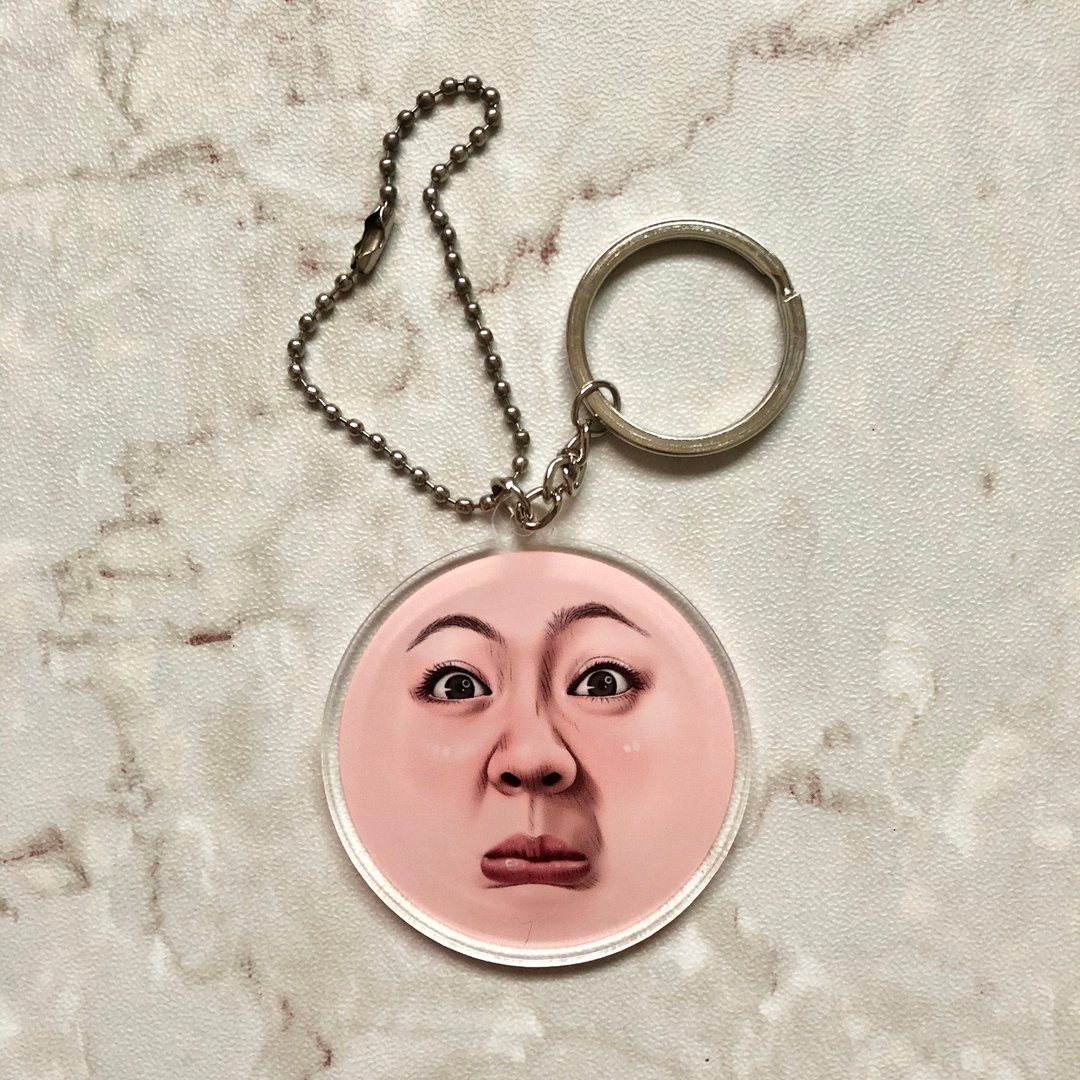 KEY RING ll KEY CHAIN :: face for someone no.19 - 吊饰 - 压克力 