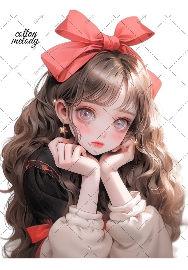 原创贴纸 no.167 人物贴纸 原创贴纸 人物贴纸 女孩贴纸 原创人物贴纸 - 贴纸 - 纸 