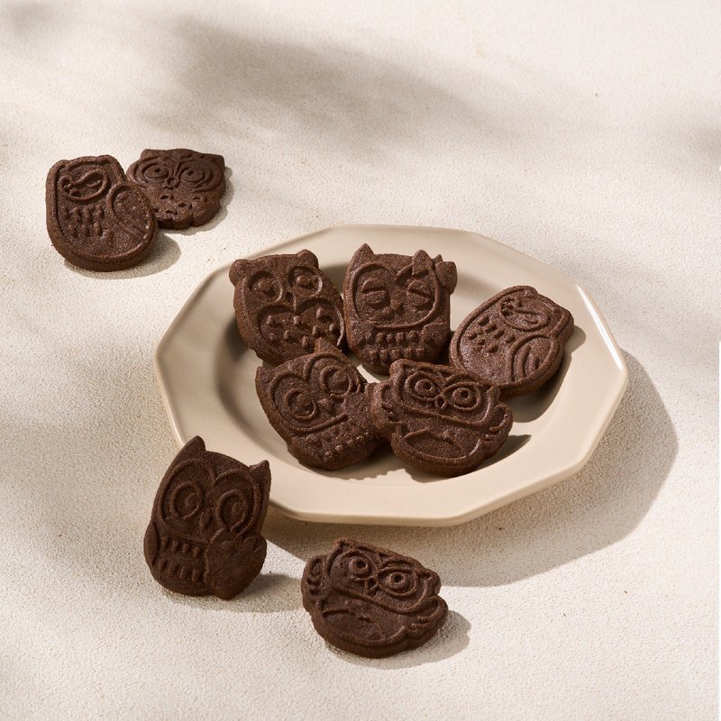 猫头鹰造型巧克力饼干220g  Chocolate Cookie (裸饼入夹链袋) - 零食/点心 - 新鲜食材 咖啡色