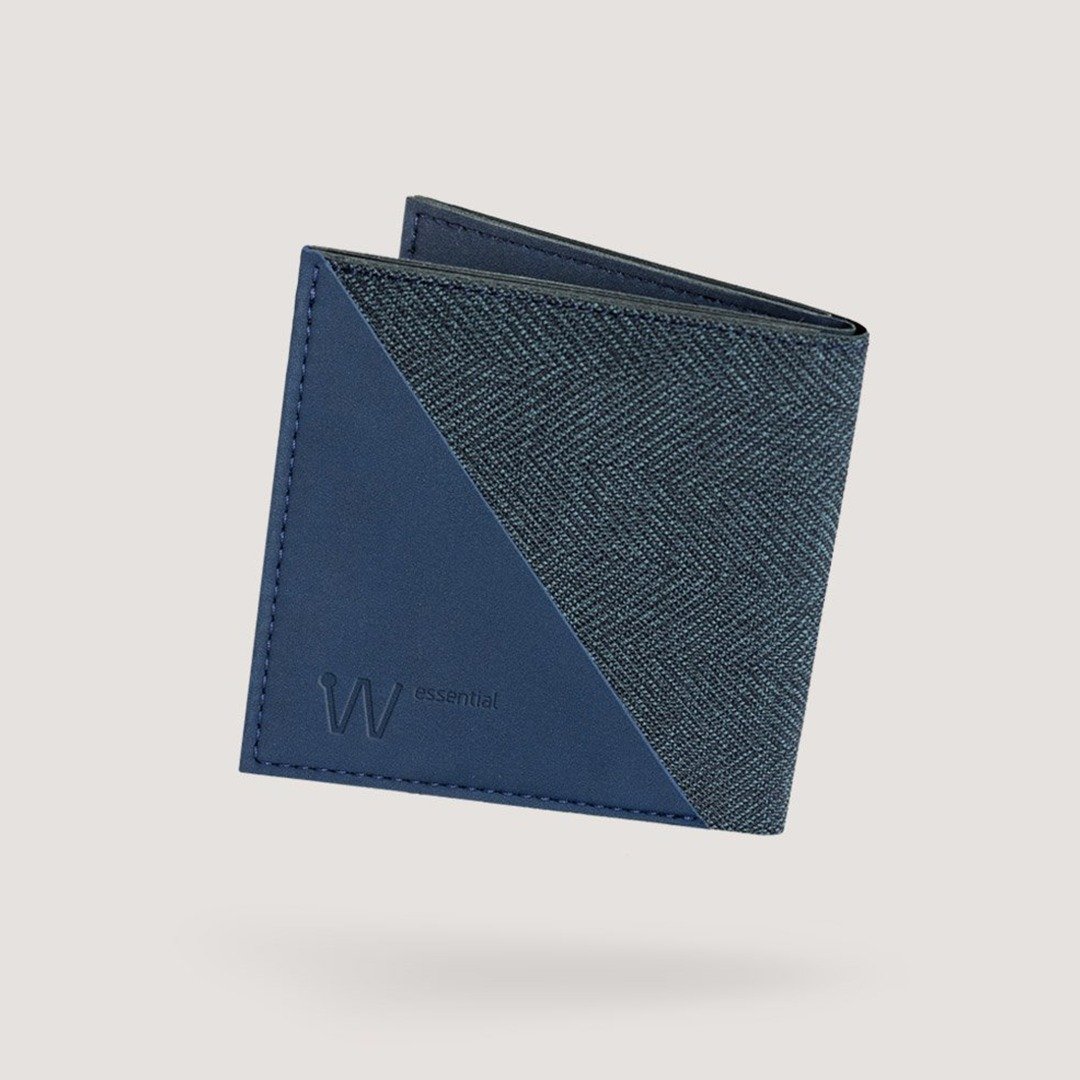 Baggizmo Wiseward Essential RFID protected bi-fold wallet - Noble Blue - 皮夹/钱包 - 环保材料 多色