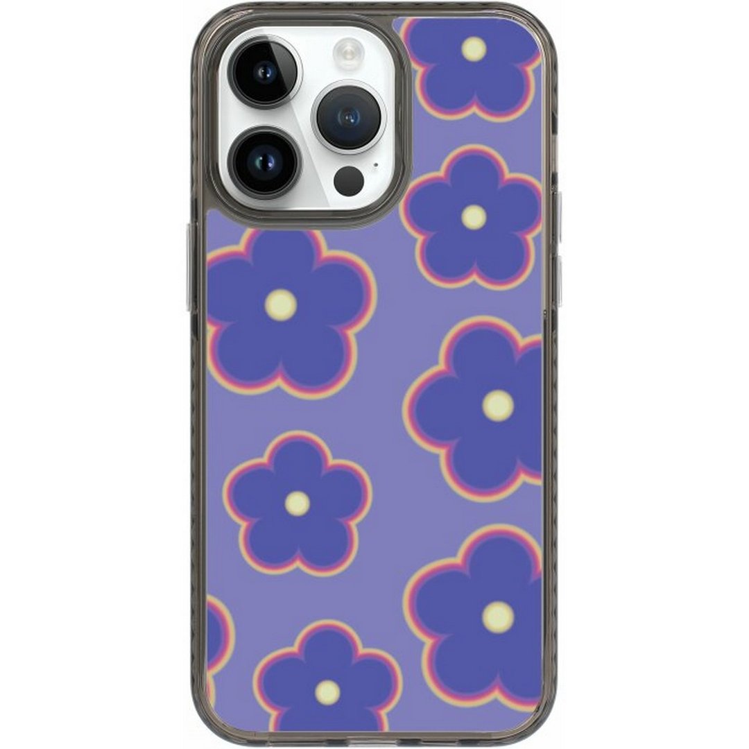 创意系列 午夜绽放 iPhone16 Samsung S25气垫标准防摔镜面手机壳 - 手机壳/手机套 - 塑料 多色