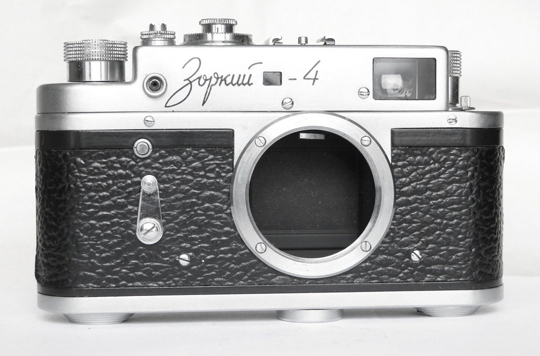 Zorki-4 旁轴底片相机 35 mm M39 介面苏联 KMZ 机身 - 相机 - 其他金属 银色