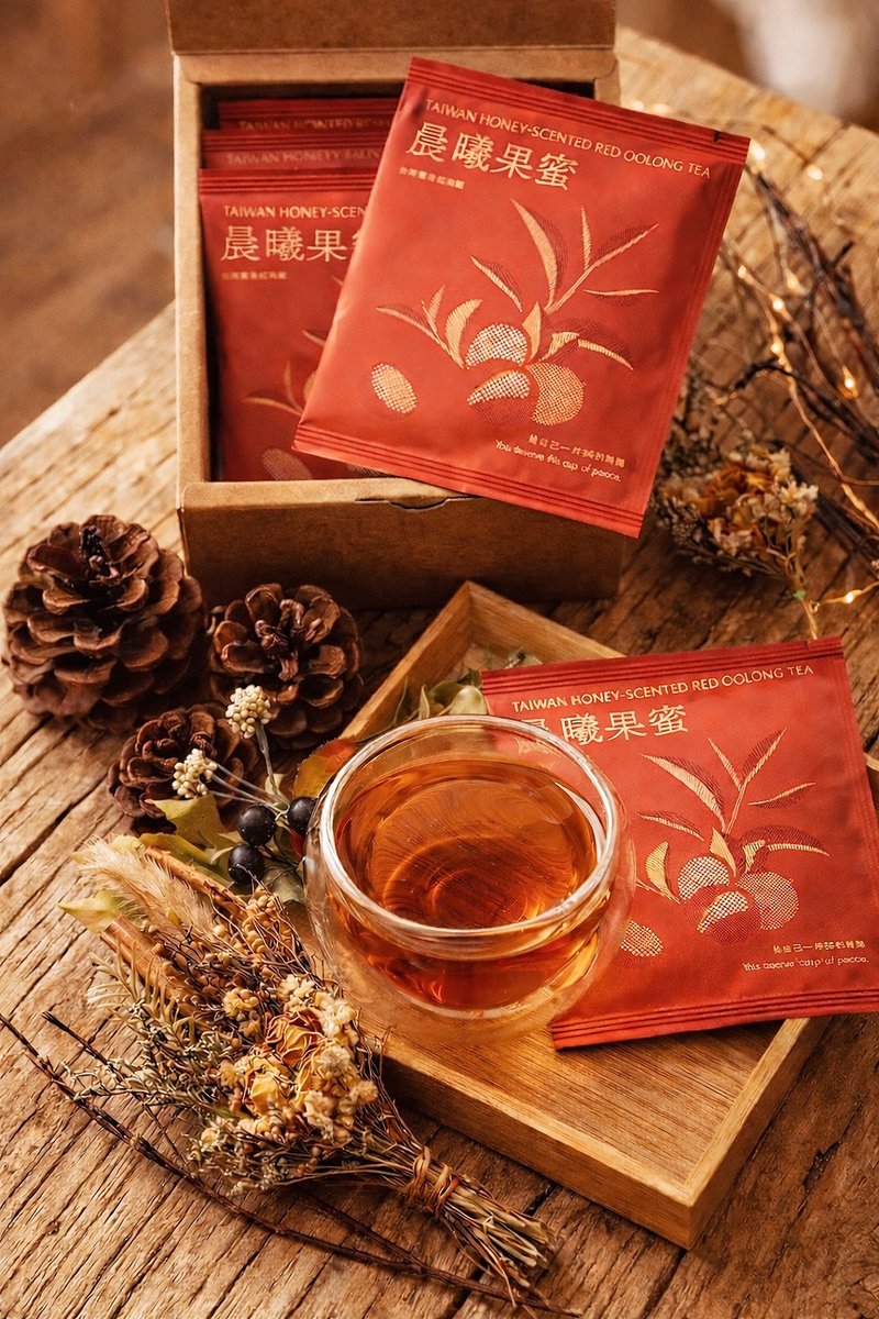晨曦果蜜 台湾蜜香红乌龙  盒装 - 茶 - 植物．花 多色