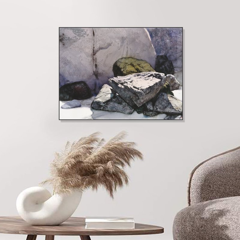 设计师都在找的水彩艺术家林顺雄高清复刻艺术版画/明石光燦 - 海报/装饰画/版画 - 其他材质 多色