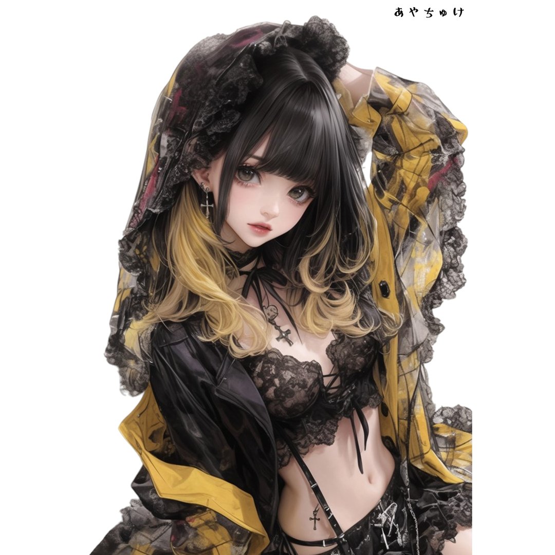 【2 月新品 2】07-092-0076 人物贴纸 黄色黑色 - 贴纸 - 纸 