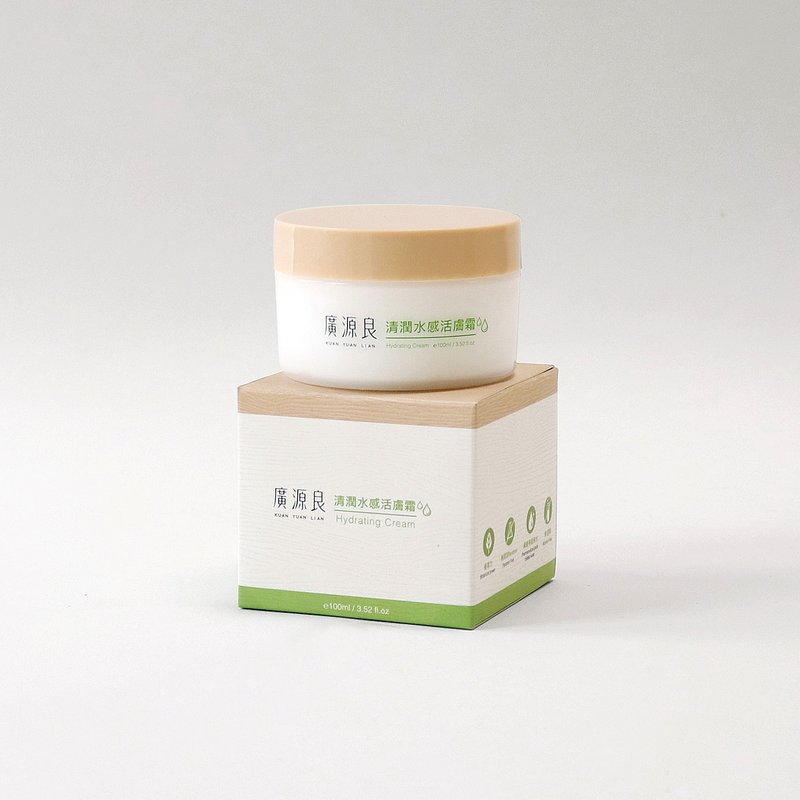 【广源良】清润水感活肤霜 100ml - 日霜/晚霜 - 其他材质 绿色