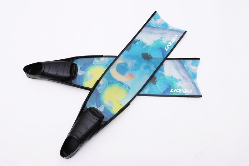 LAZULI Mermaid 玻纤蛙鞋 含脚套 追梦 - 运动/健身用品 - 玻璃 蓝色