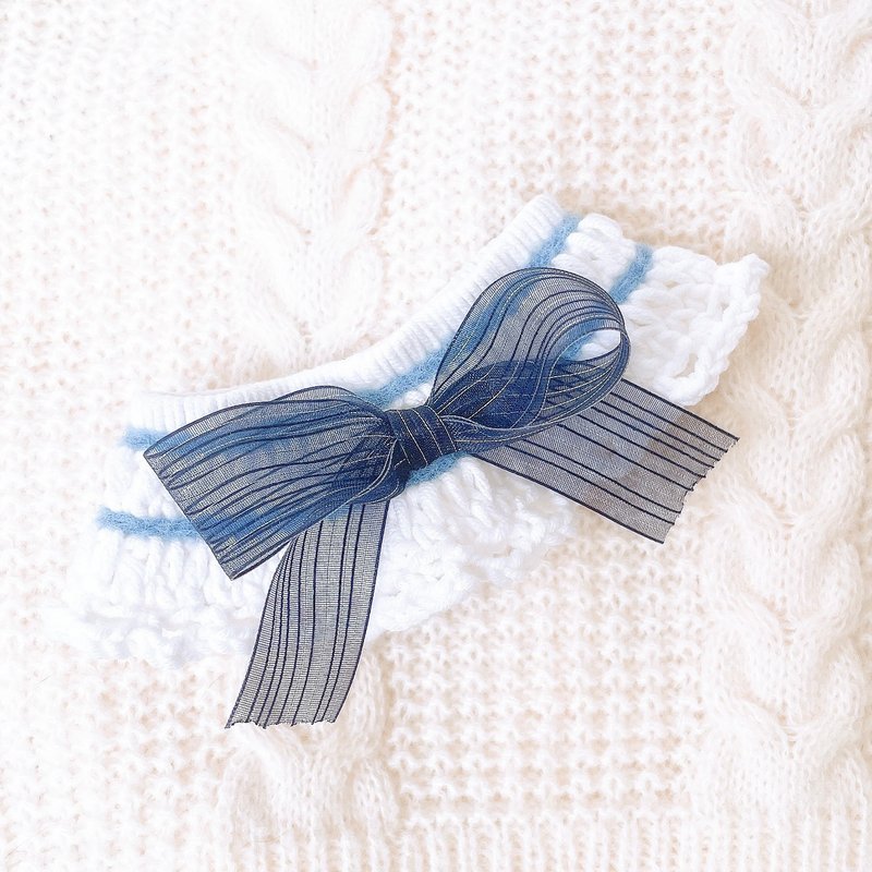 温柔学院风/宠物领巾/狗领巾/猫领巾/兔领巾 - 项圈/牵绳 - 棉．麻 