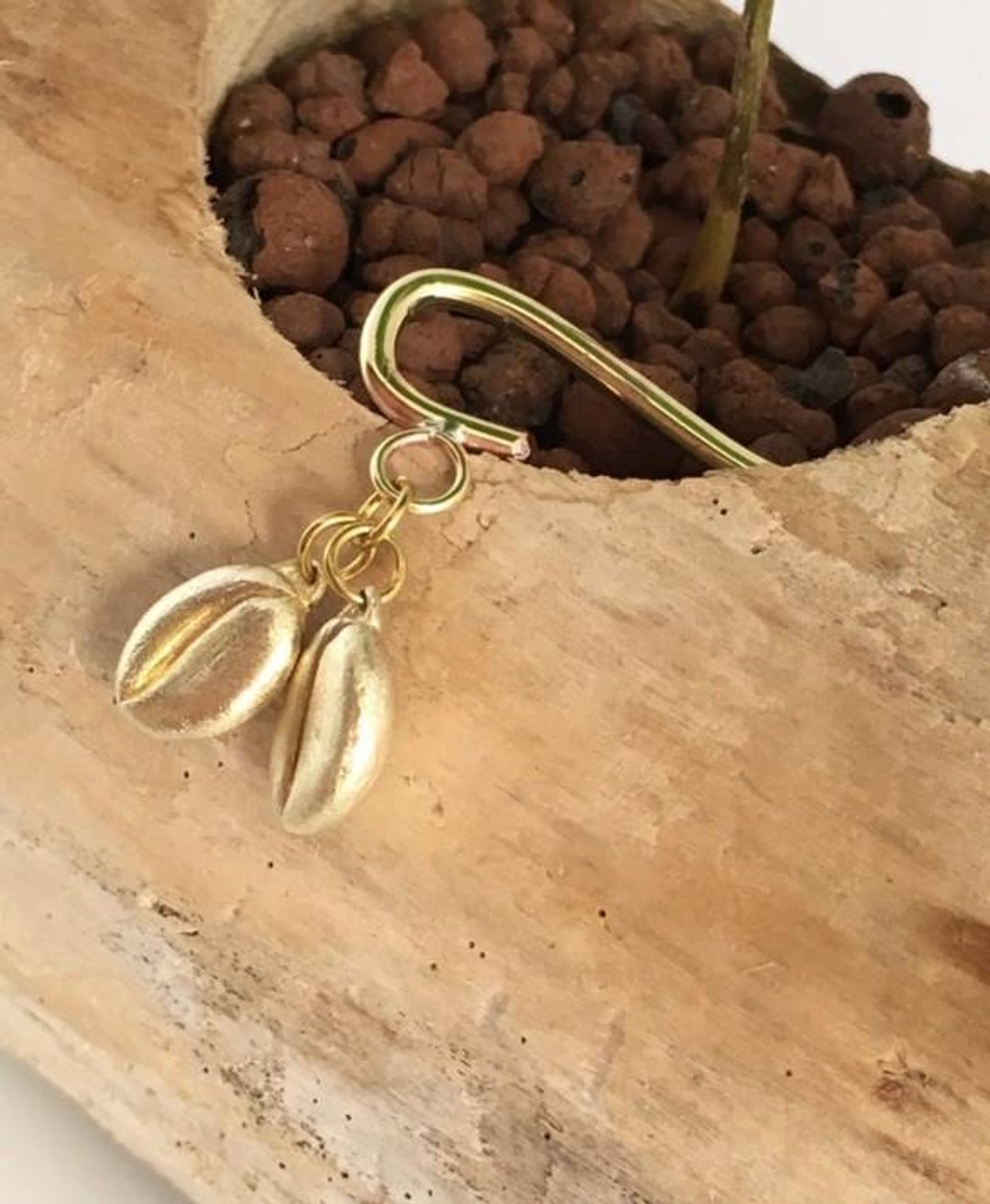 Coffee beans ◇ Pony hook - 发饰 - 宝石 