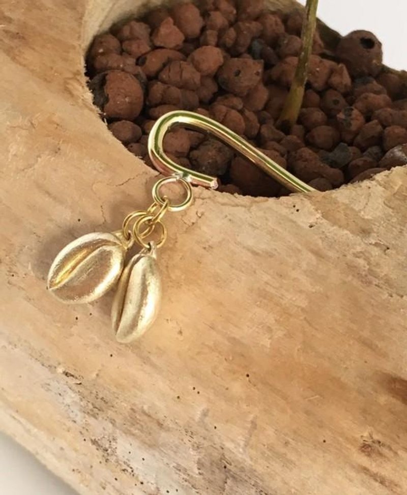 Coffee beans ◇ Pony hook - 发饰 - 宝石 