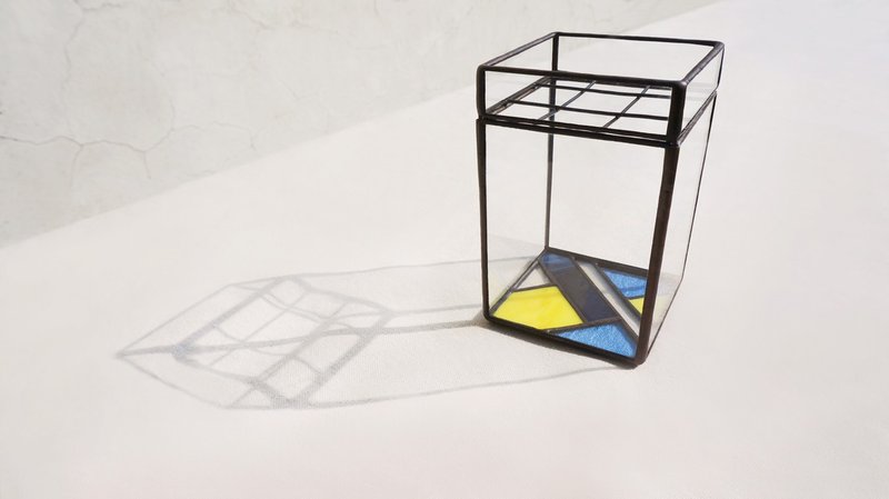 植展台-正方B款 / 水耕 多肉 植栽 盆器 LUMIROOMI 镶嵌玻璃 - 植栽/盆栽 - 玻璃 多色