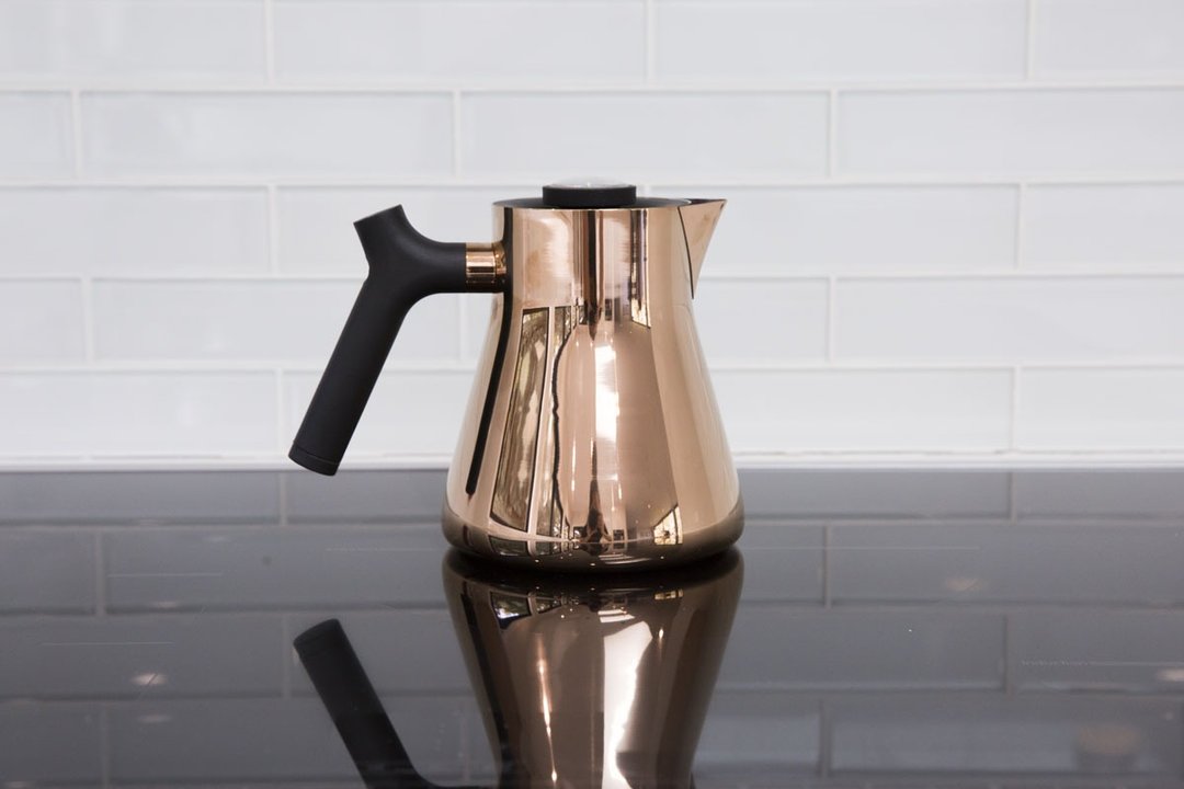 【FELLOW】RAVEN 不锈钢测温冲茶壶－玫瑰金 - 茶具/茶杯 - 其他金属 金色