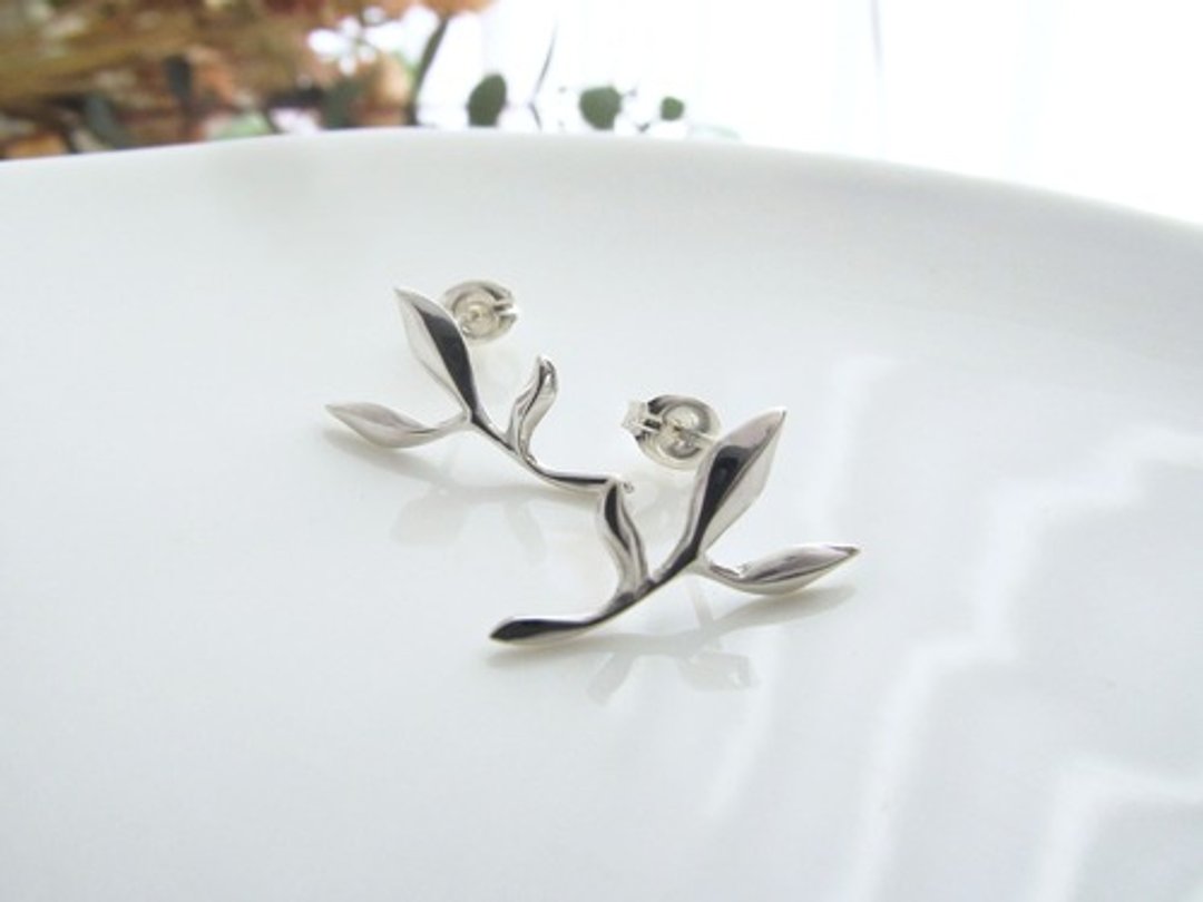 Reef earrings - 耳环/耳夹 - 纯银 