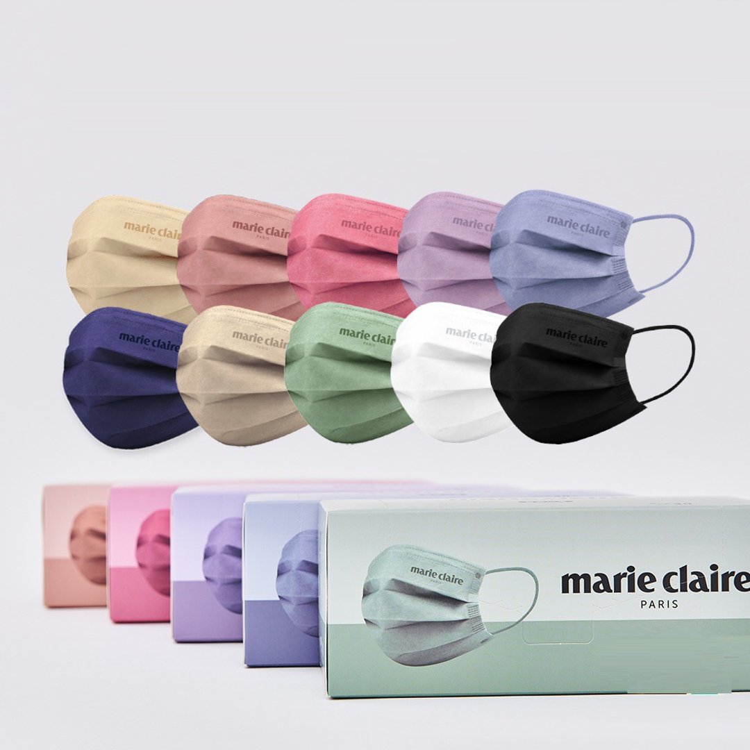 【ONEDER旺达】美丽佳人平面医疗口罩(30入)Marie Claire法式工艺 - 口罩 - 其他材质 