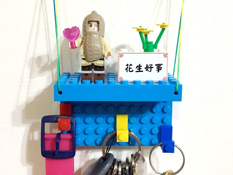 好事花生 花生人电源酷勾组 兼容LEGO积木 可爱礼物 - 摆饰 - 塑料 多色