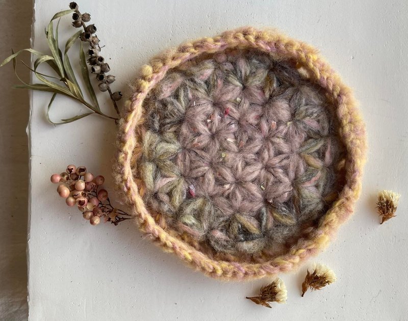 Knitting 生命之花置物篮 - 午后 - 收纳用品 - 棉．麻 