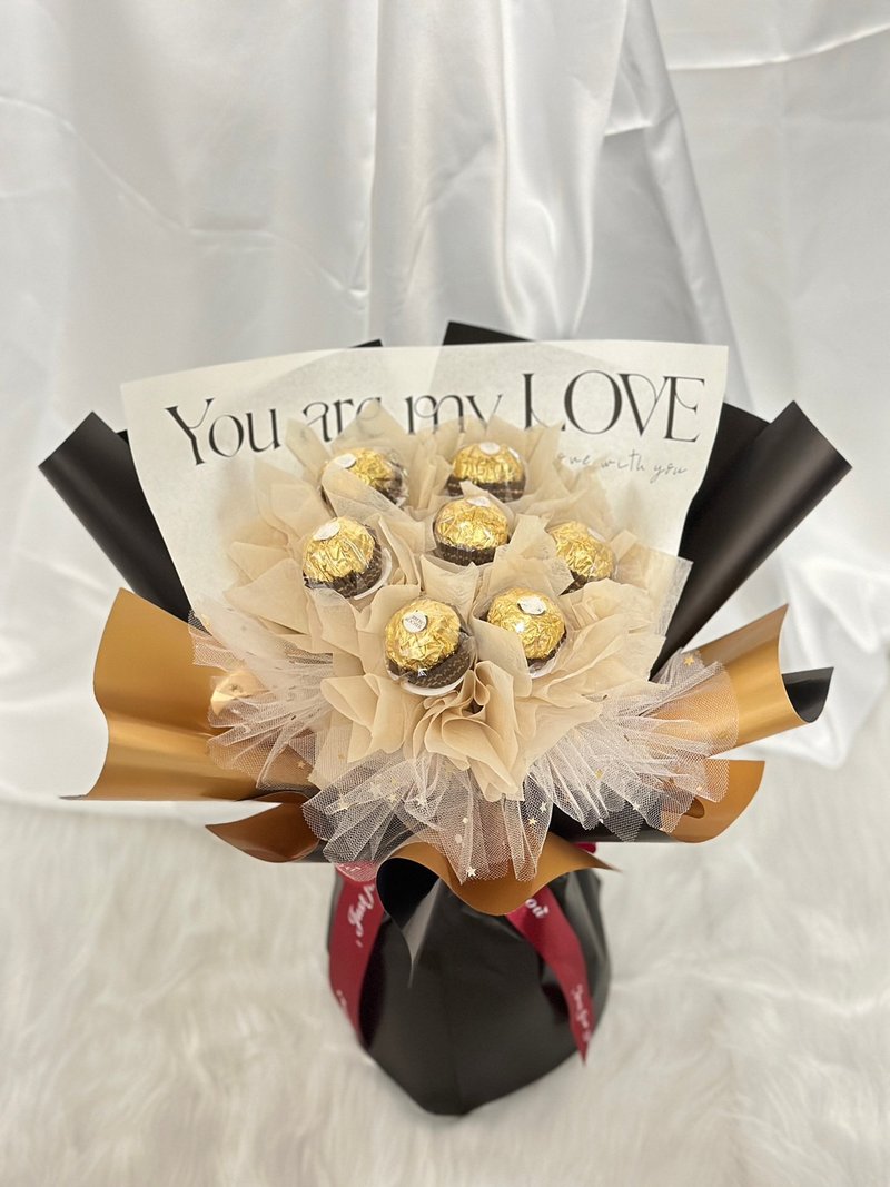 【WS │金莎花束】情人节花束 圣诞花束 毕业花束 可定制 七夕 - 干燥花/捧花 - 植物．花 