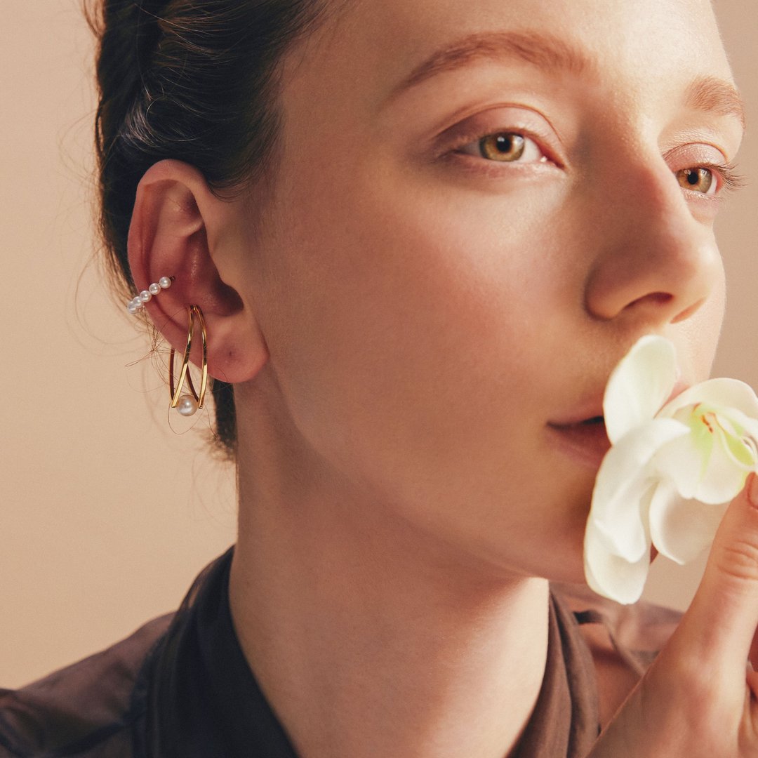 内敛独特 / Amelia ear cuff 单支 - 耳环/耳夹 - 其他金属 金色