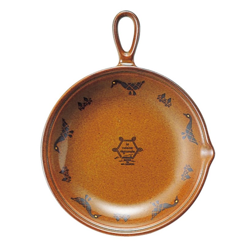 MEISTER HAND COOKPAN 直火单柄烤盘(两色可选) - 盘子/餐盘/盘架 - 陶 咖啡色