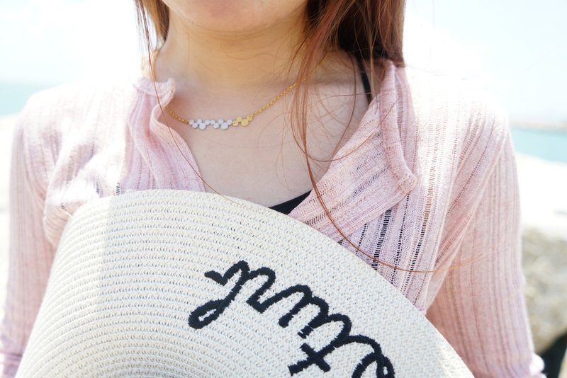 纯银18K 镀金项链 - 项链 - 其他金属 