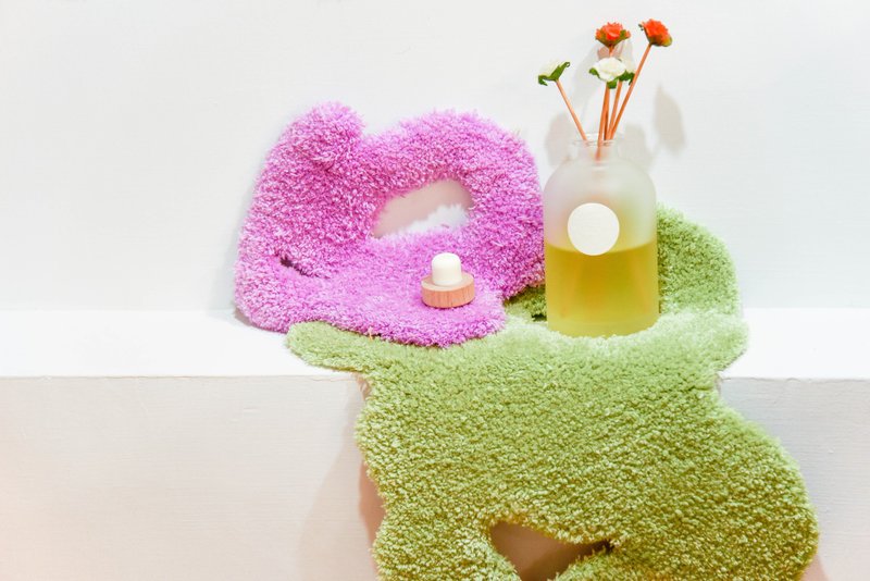 信义区/ BIG 单色镂空地毯课 (45×45 cm)簇绒地毯 - 编织/羊毛毡/布艺 - 羊毛 