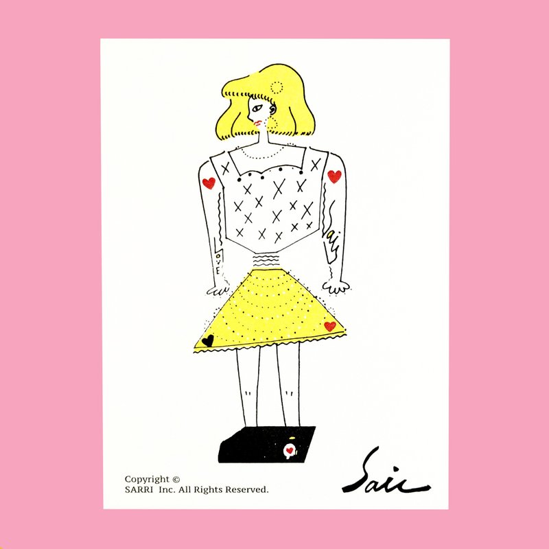 明信片 小海报 防水贴纸 机车贴纸 行李箱贴纸 鞋子 卡片 万用卡 - 卡片/明信片 - 纸 粉红色