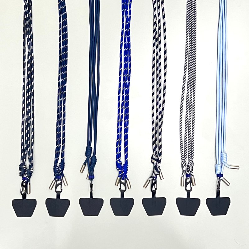 50色可拆式手机挂绳 | 防摔挂颈减压背带斜背 定制编织双背绳结 - 手机配件 - 环保材料 多色