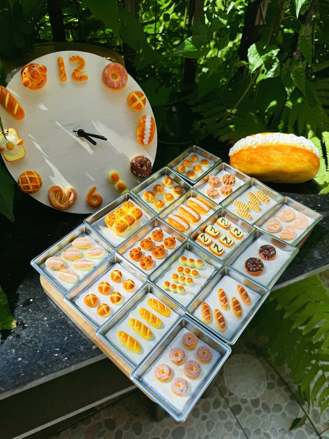创意礼物食玩手工DIY粘土材料包 可做20款面包 包含粘土+工具教程 - 其他 - 粘土 黄色