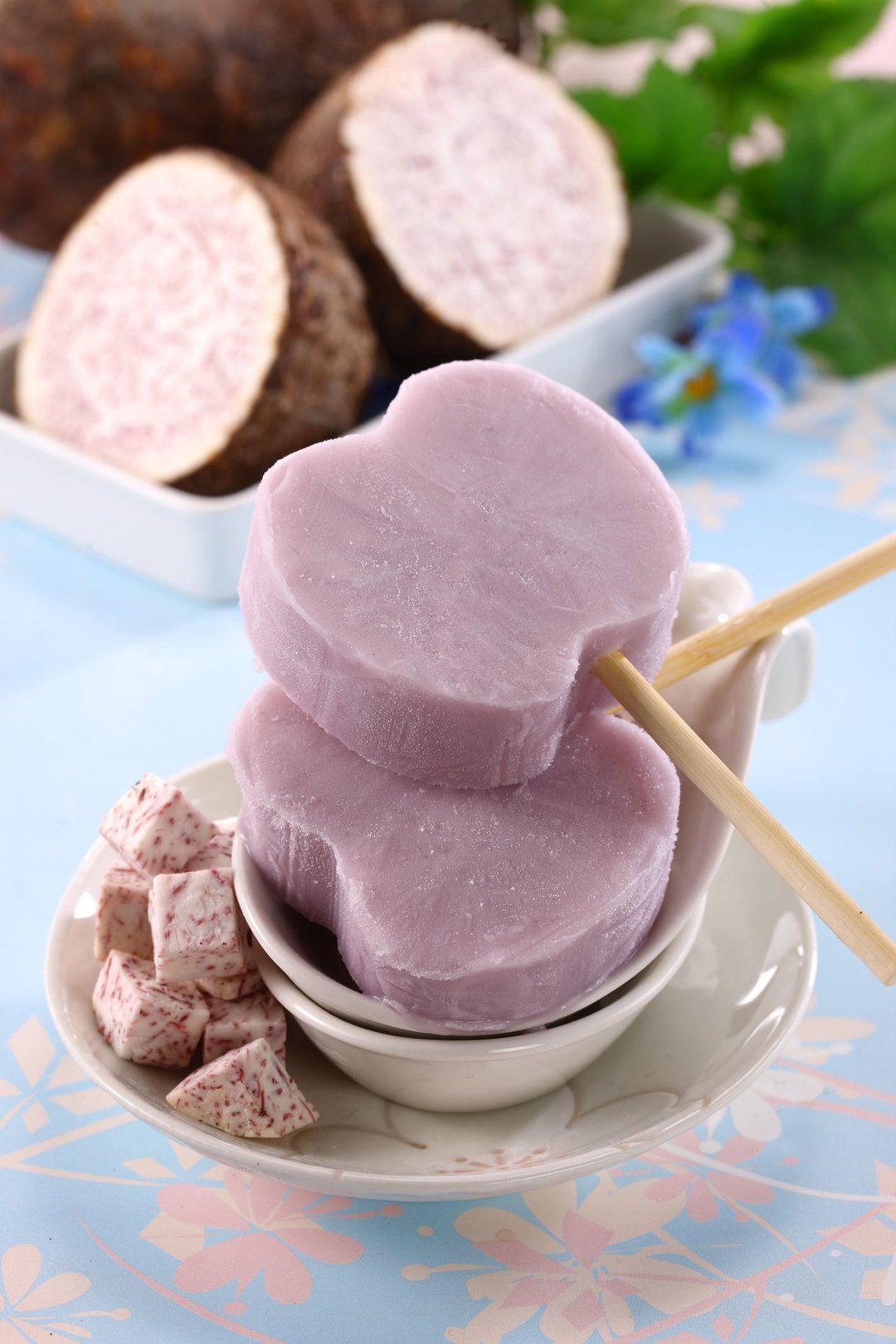 天然手工雪糕-绵密芋头 - 冰淇淋/冰棒 - 新鲜食材 紫色