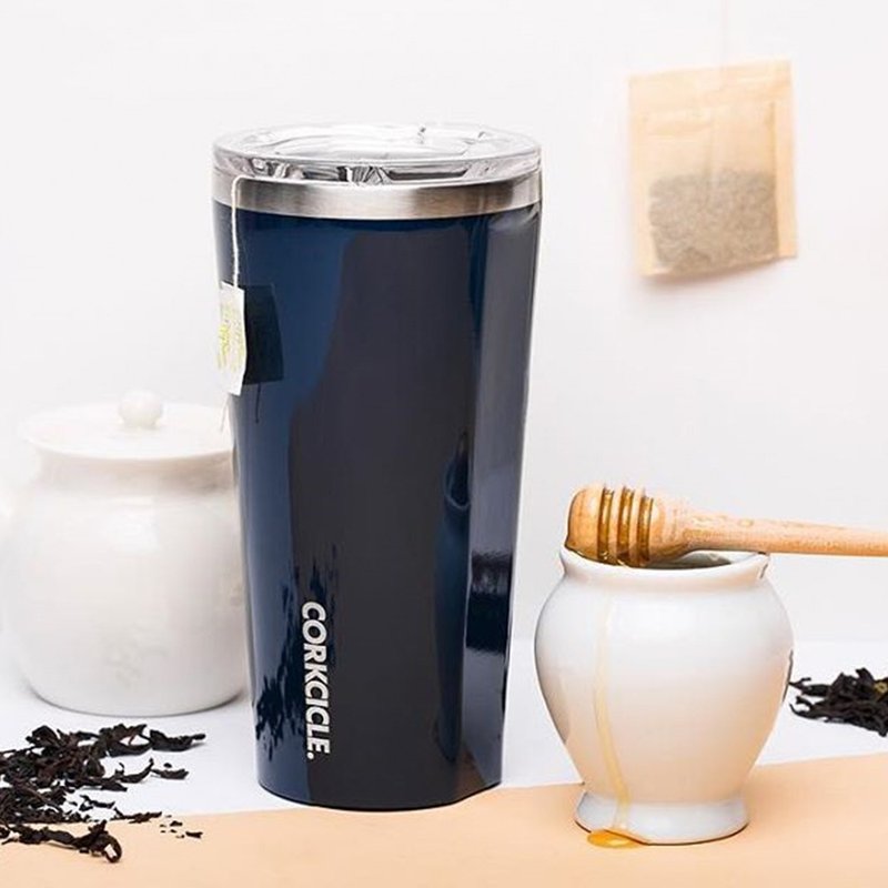 美国 CORKCICLE GLOSS系列 三层真空宽口杯-470ml 海军蓝 - 其他杯子 - 不锈钢 蓝色