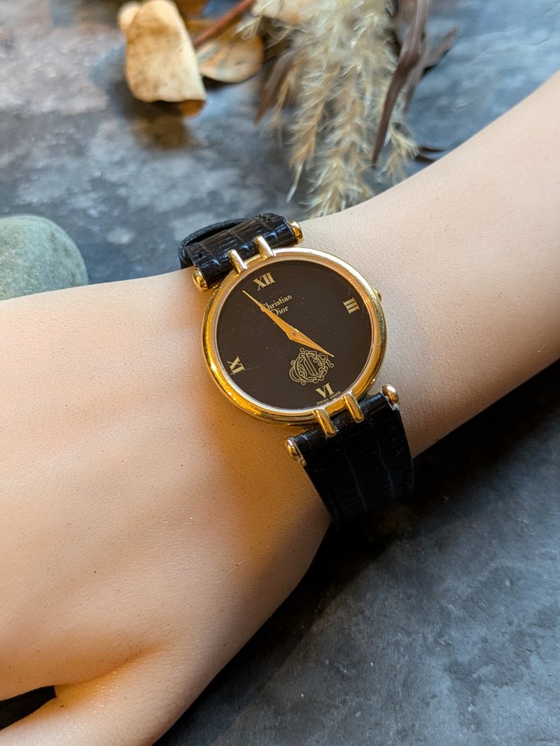 Dior 稀有款 古董表 中古石英表 - 女表 - 其他金属 黑色