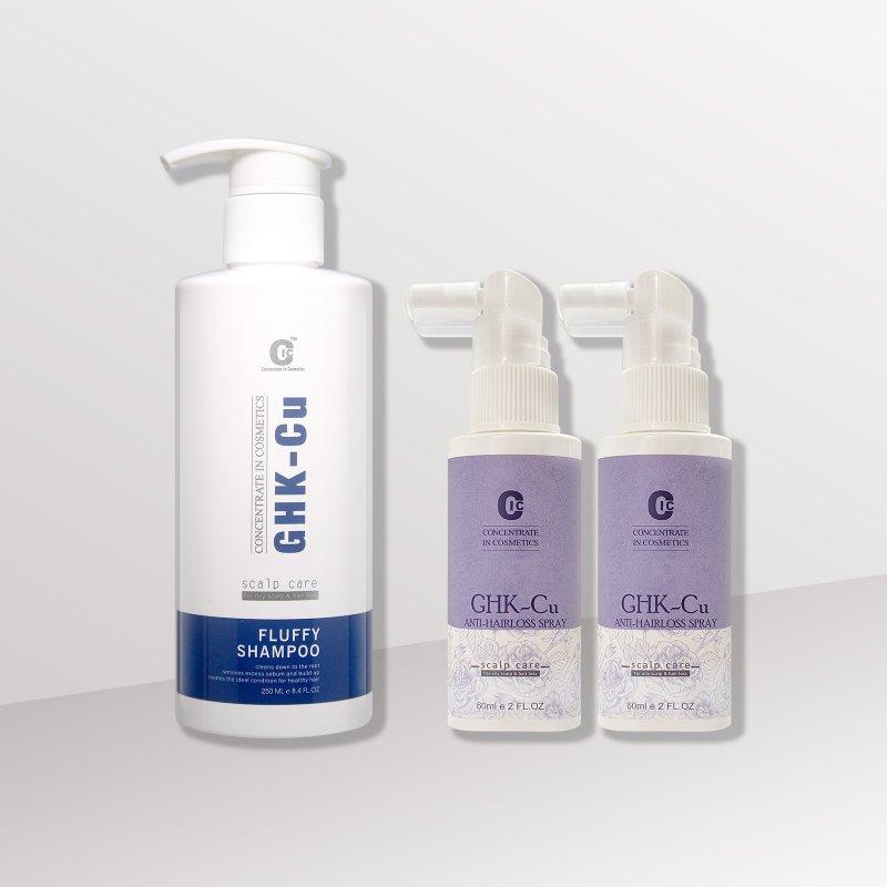 GHK-Cu蓝铜头皮平衡组 l 热销品 l 蓬松秀发 - 洗发用品 - 浓缩/萃取物 