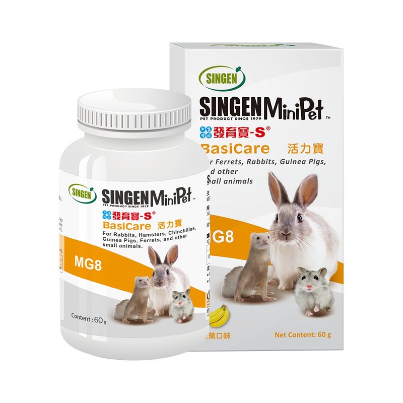 SINGEN 信元发育宝 鼠貂兔用全方面活力补充营养配方-60g/罐 - 其他 - 其他材质 黄色
