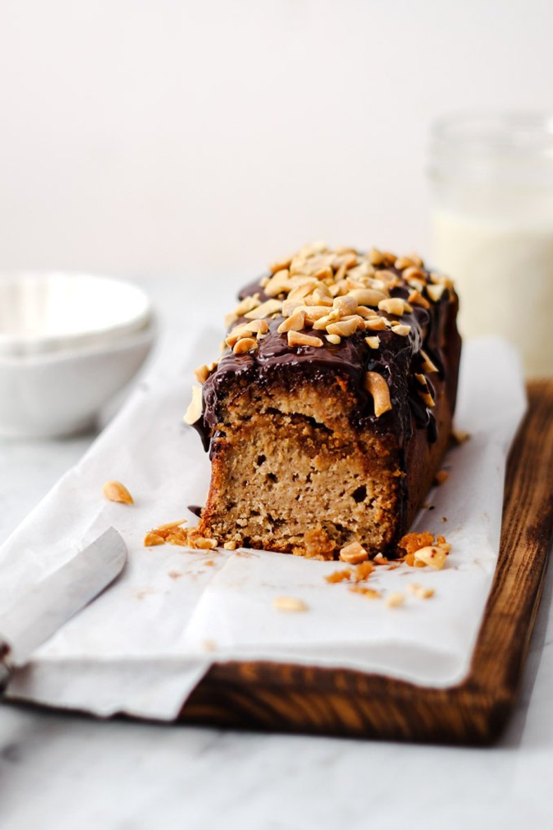 【实作Vegan烘焙甜点】全植物香蕉花生酱磅蛋糕 - 美食 - 新鲜食材 