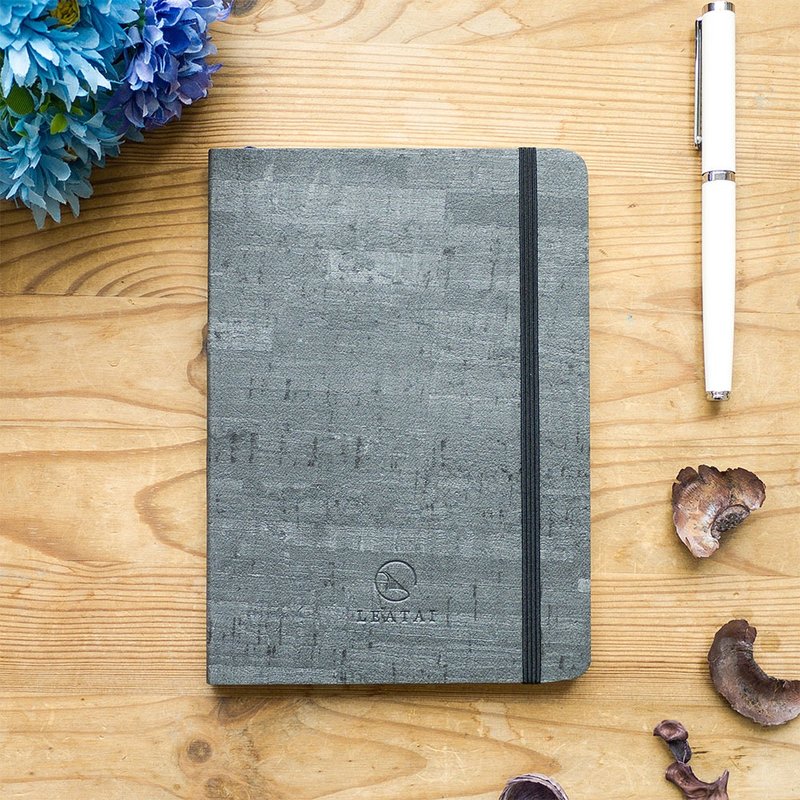 32K。Vida 风格手帐。直式周计划-无时效手帐/日志 - 笔记本/手帐 - 纸 灰色