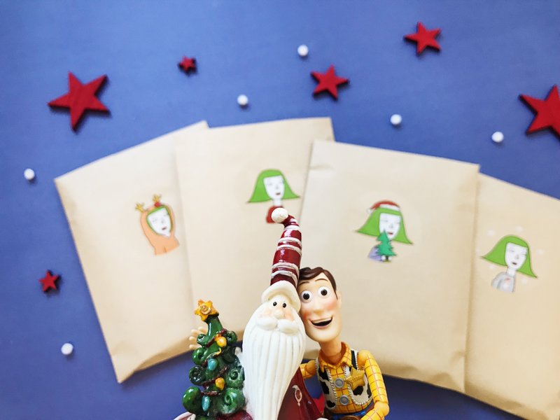 马卡龙脚趾一次10个 | 79折魔法惊喜包 - 卡片/明信片 - 纸 蓝色