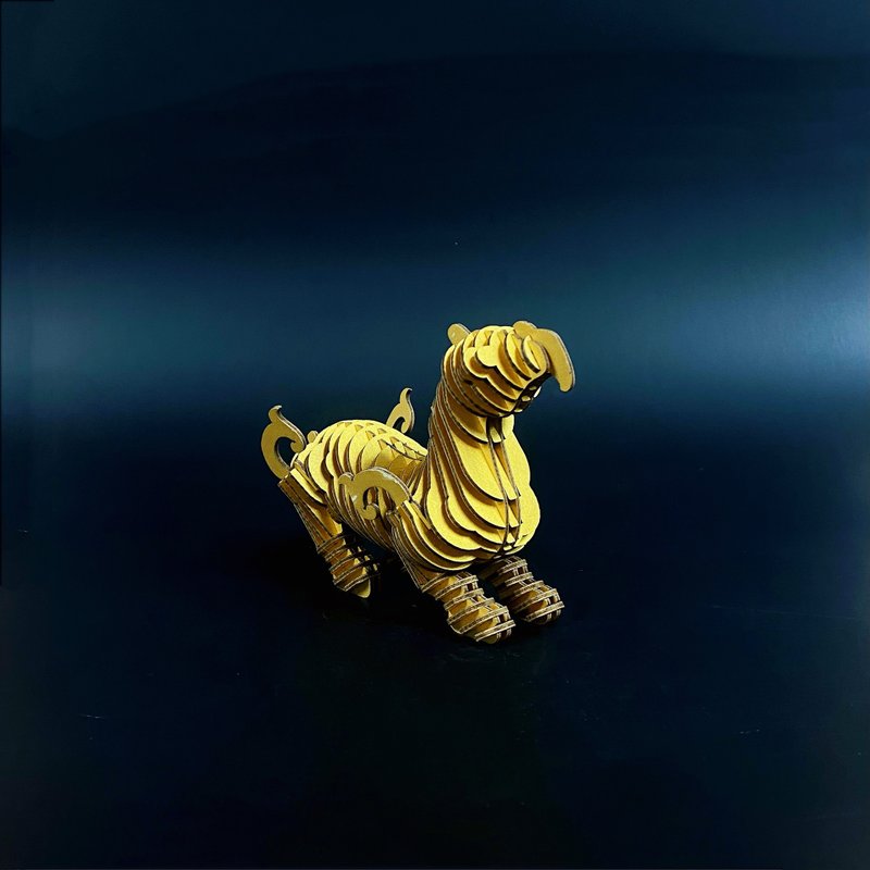 金色战国鸟首兽  3D摆件  招财DIY手作 - 木工/竹艺/纸艺 - 纸 金色