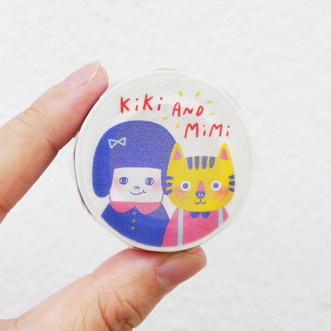 Kiki And Mimi 琪琪和咪咪 纸胶带 限量100卷 - 纸胶带 - 纸 多色