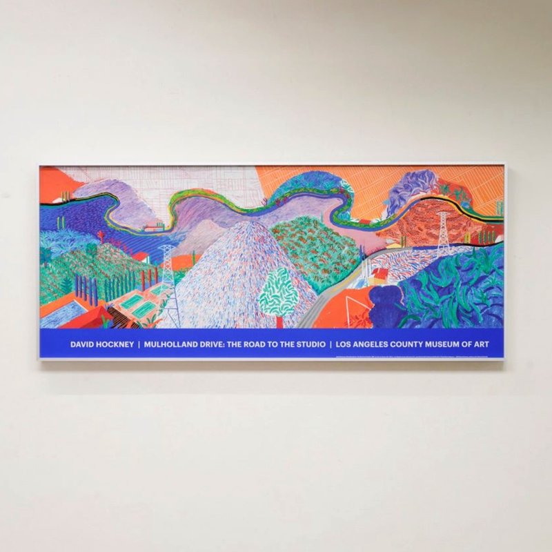 【原版海报】David Hockney: Mulholland Drive 穆荷兰大道 - 海报/装饰画/版画 - 纸 