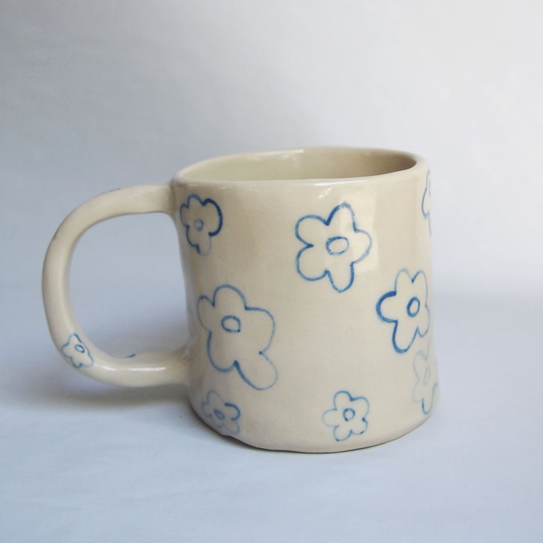 Still bloom ceramic handmade - 咖啡杯/马克杯 - 陶 