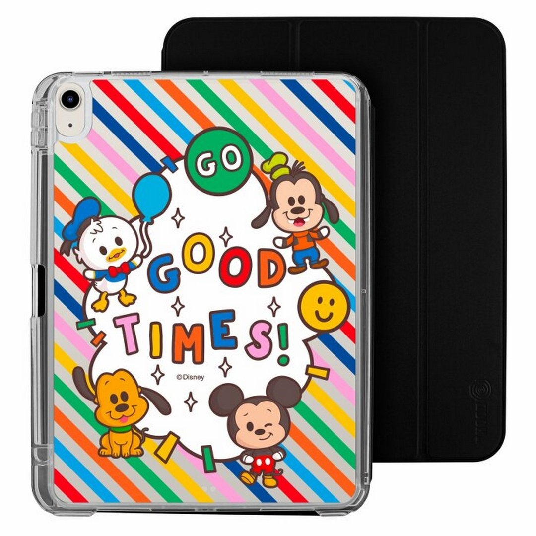 迪士尼美好时光 iPad Air /Pro2024mini7可拆式防摔透明保护折套 - 平板/电脑保护壳 - 塑料 多色