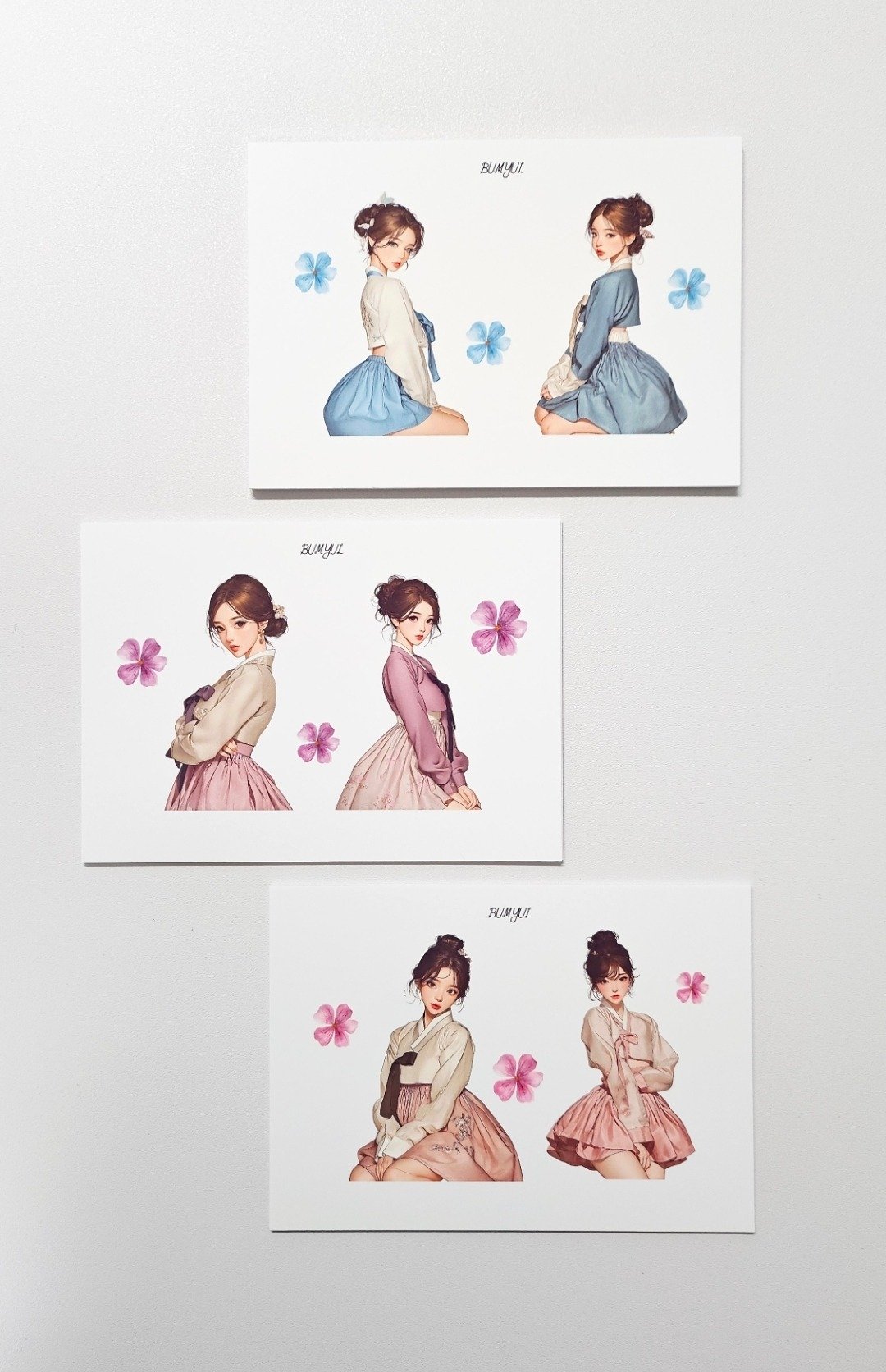 温柔春日女孩 贴纸组 - 便条纸/标签贴 - 纸 多色