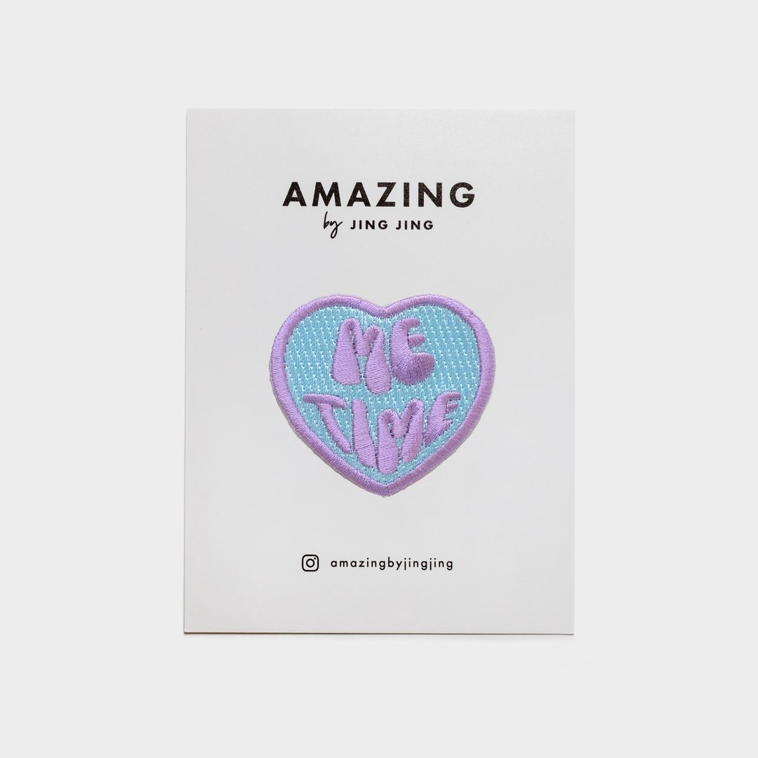 Sticker布贴 - ME TIME - 徽章/别针 - 绣线 多色
