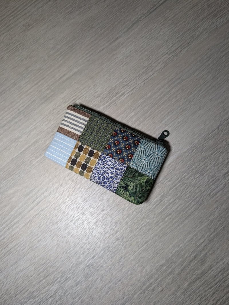 拼接包 - 皮夹/钱包 - 棉．麻 