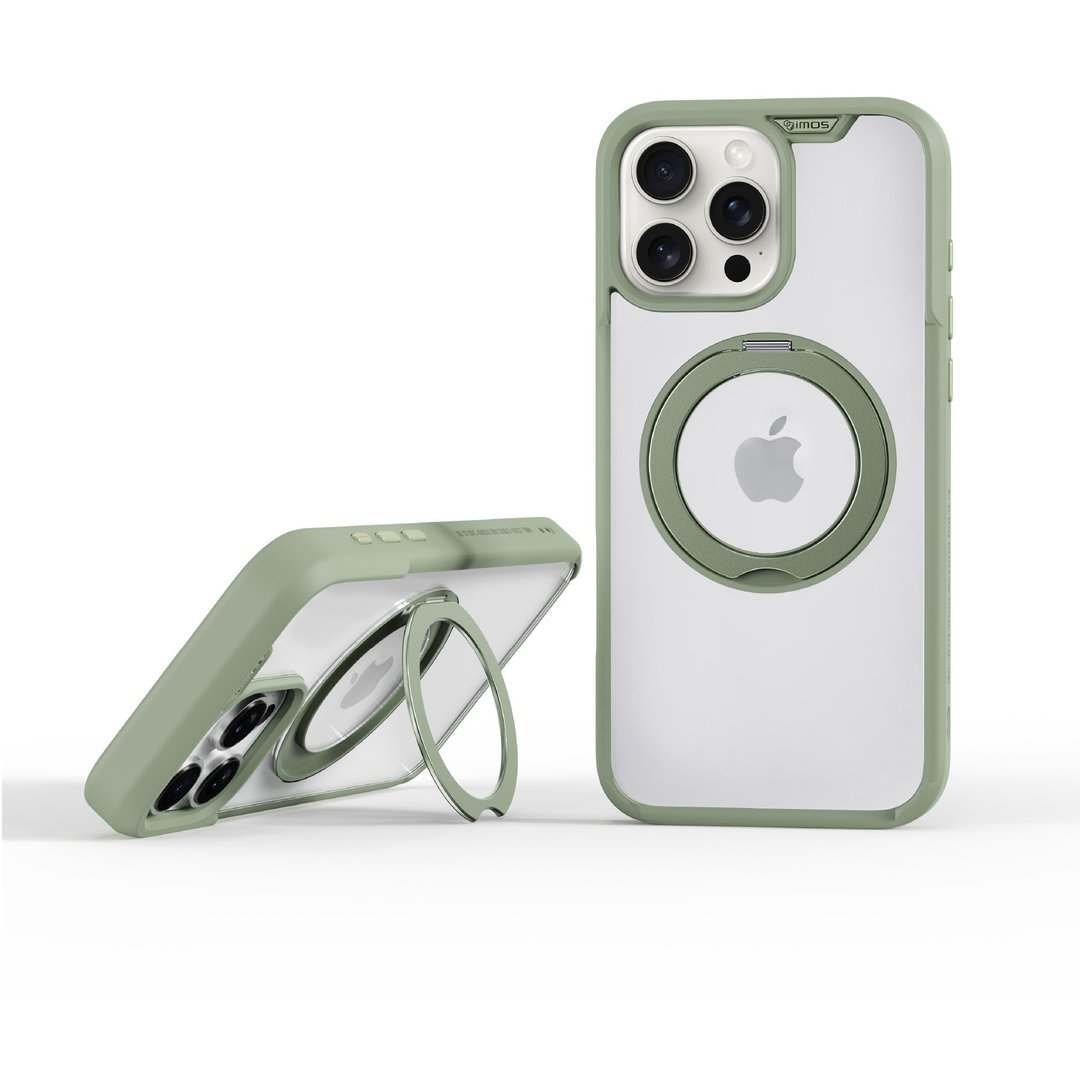 imos iPhone16 系列 磁吸支架军规防震保护壳 (5色) - 手机壳/手机套 - 其他材质 多色