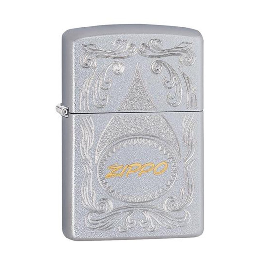 【ZIPPO官方旗舰店】 金字雕花防风打火机 29512 - 其他 - 铜/黄铜 银色